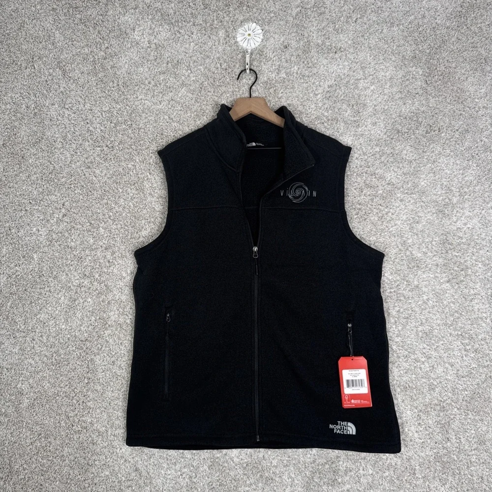 The‎ North Face Villain Fleece Sweater Vest XL Heathered Black